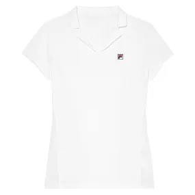 Fila Women's Essentials Short Sleeve Polo - White