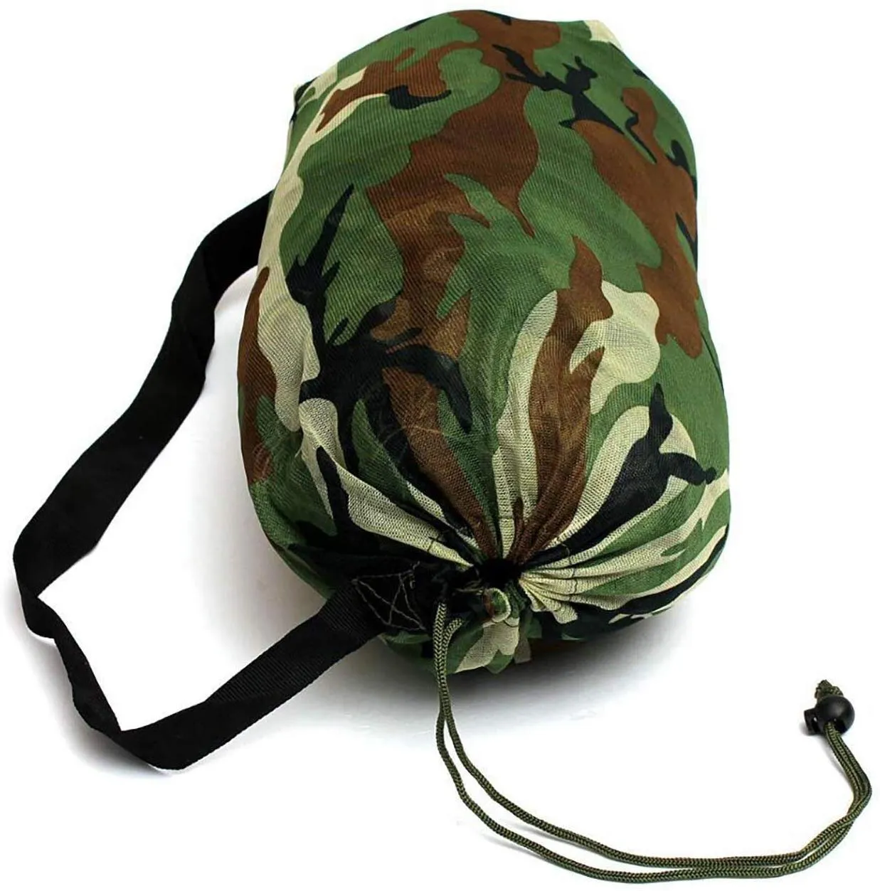 Ghillie Suit, Woodland Camouflage Forest Hunting, 4-Piece   Bag