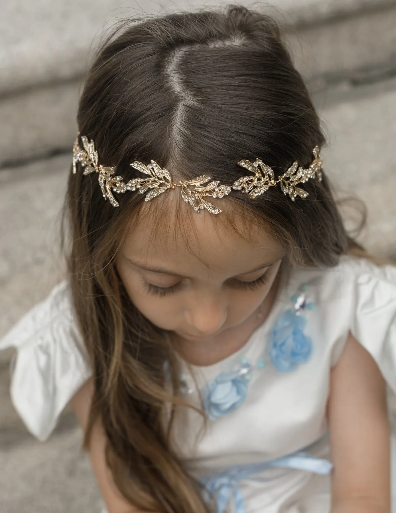 Gold Leaf Hair Garland