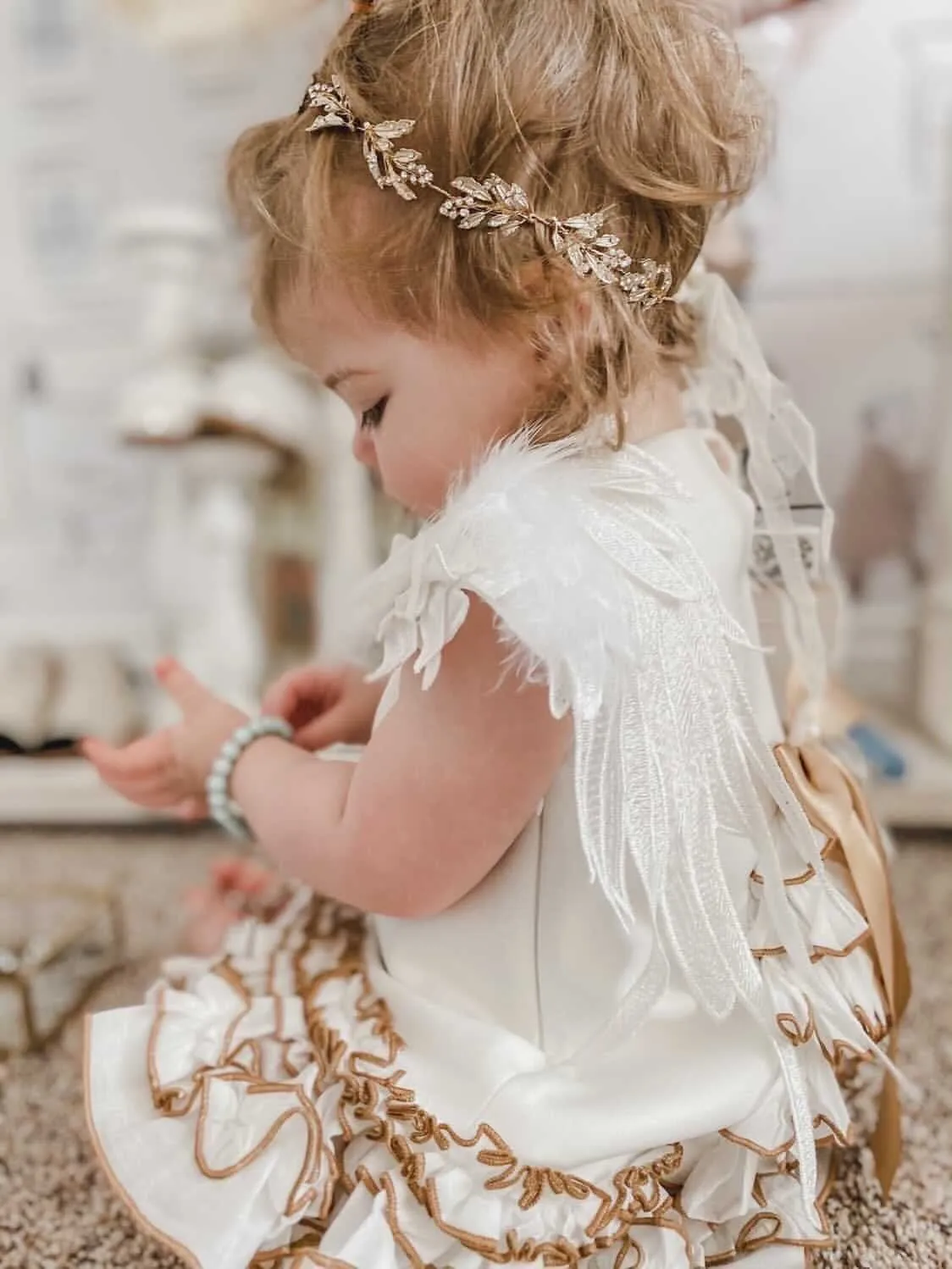 Gold Leaf Hair Garland