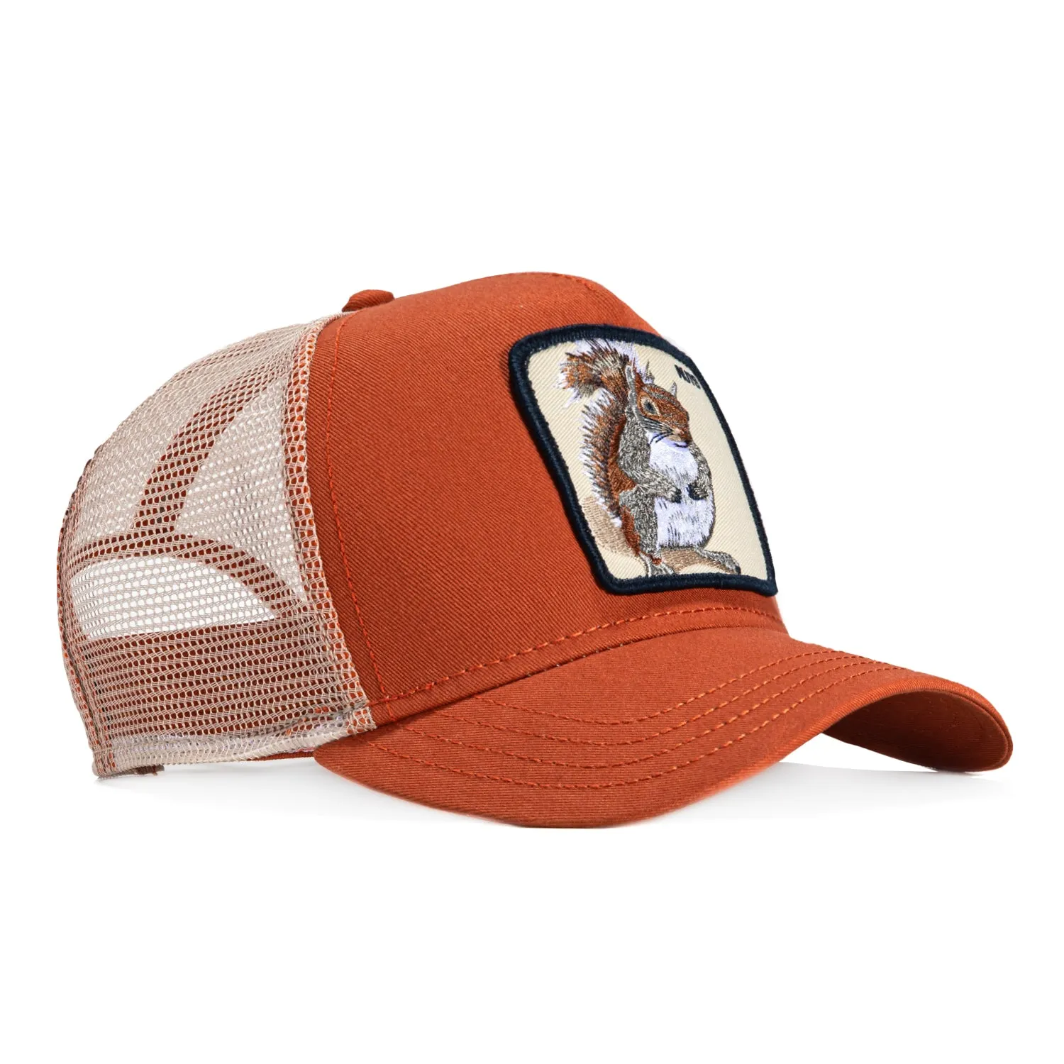 Goorin Bros Nuts Squirrel Adjustable Trucker Hat - Rust