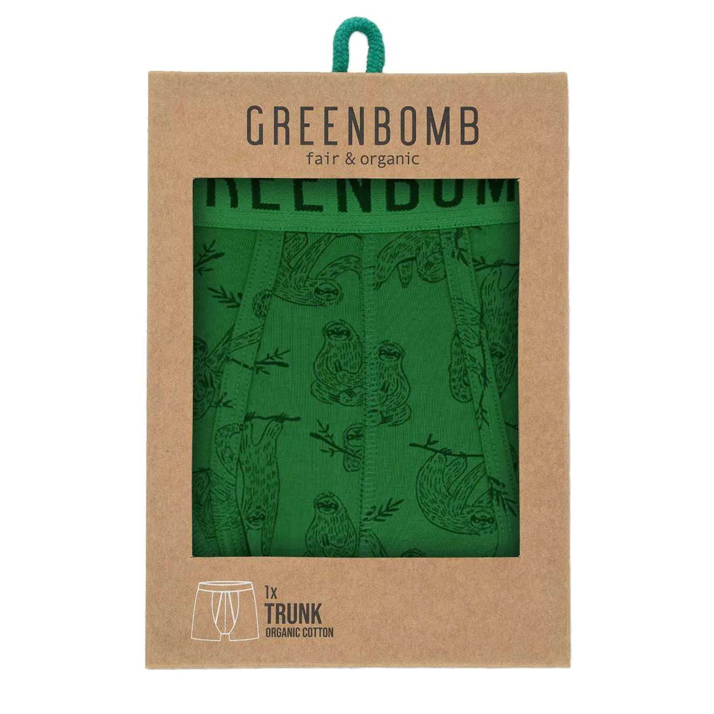 Greenbomb Animal Sloth Hang Underwear