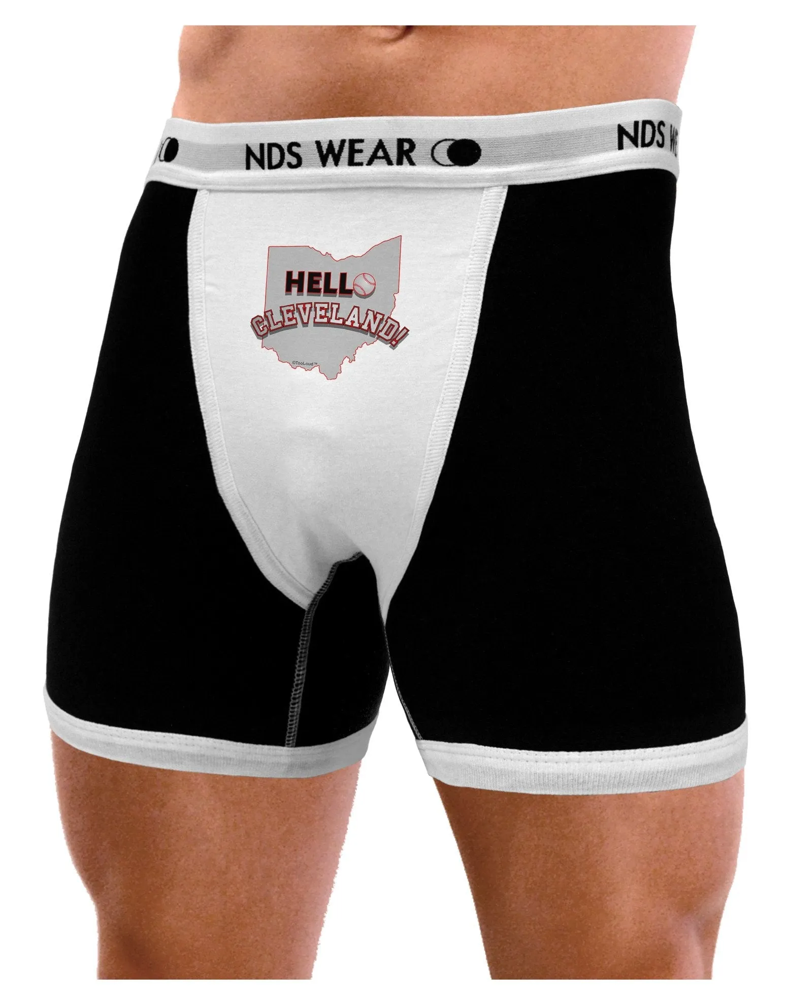 Hello Cleveland Mens Boxer Brief Underwear