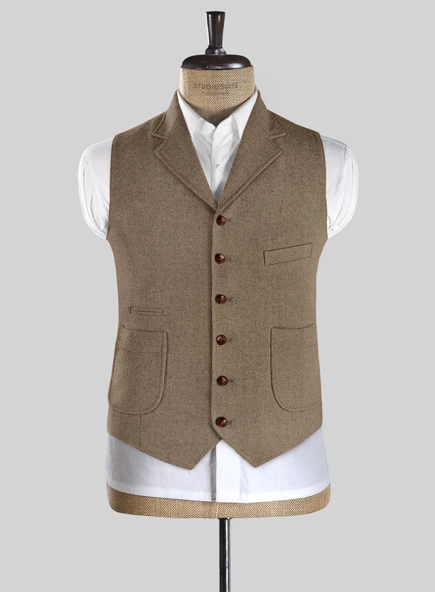 Highlander Light Tobacco Tweed Hunting Vest