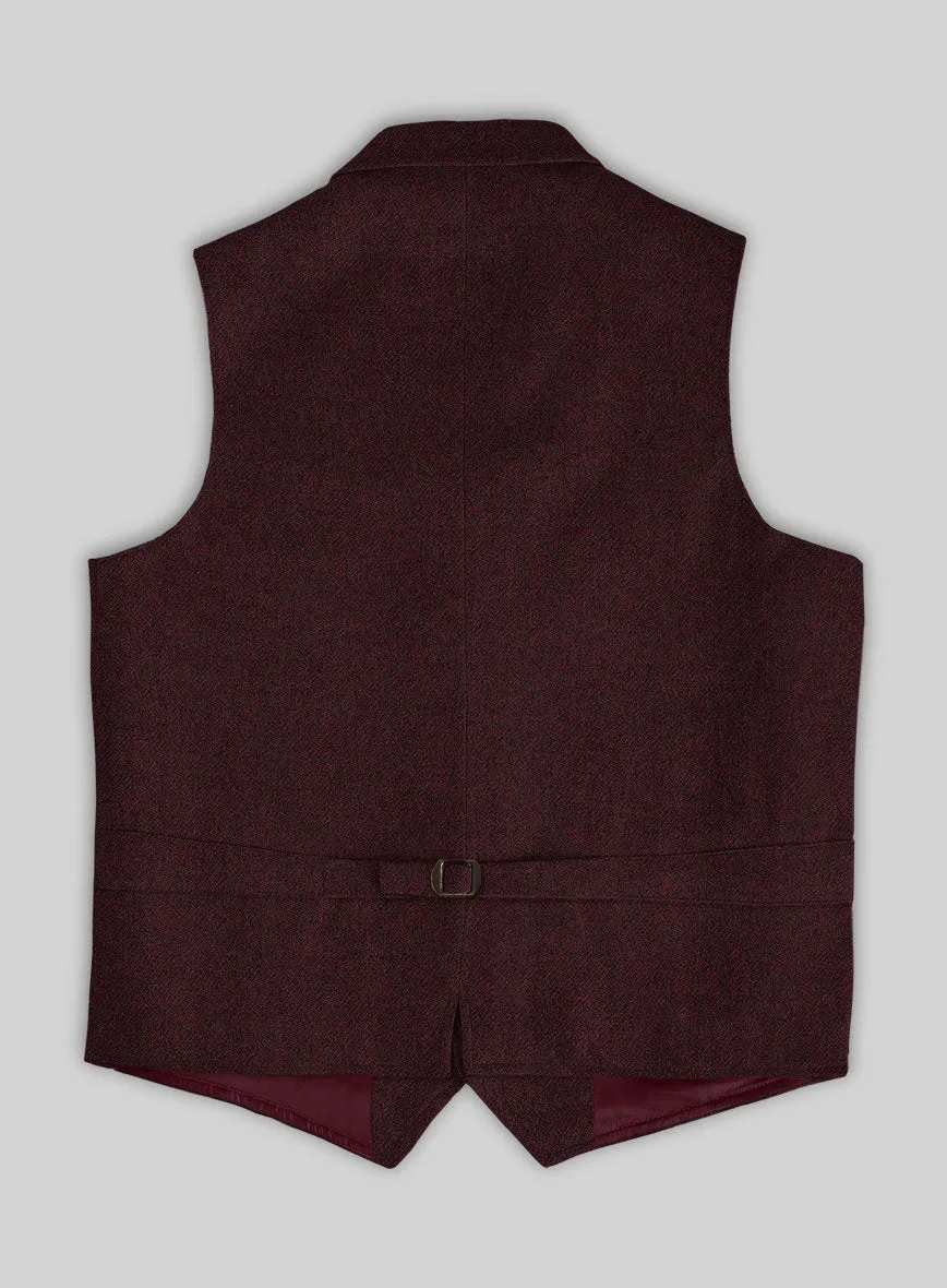 Highlander Sangria Tweed Hunting Vest