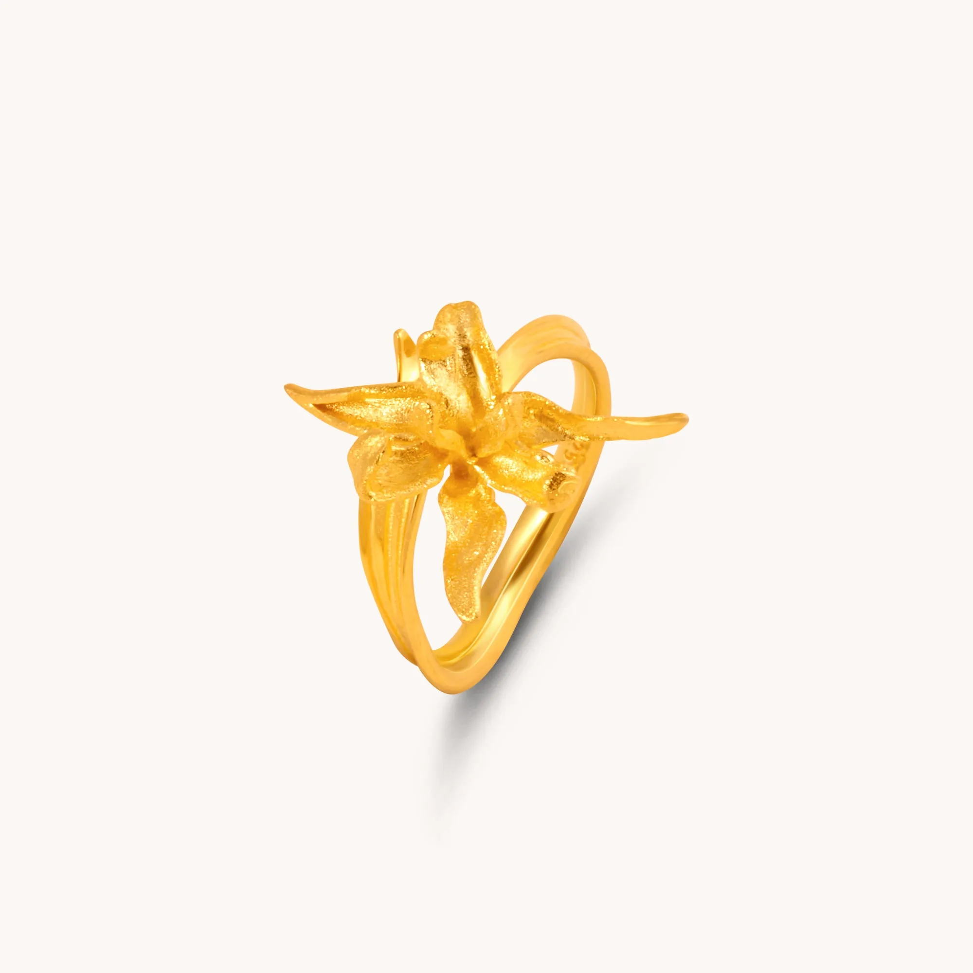 Iris Gold Adjustable Ring W.