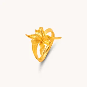 Iris Gold Adjustable Ring W.