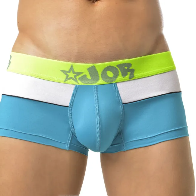 Jor BORDER Boxer Underwear Turquoise Size M