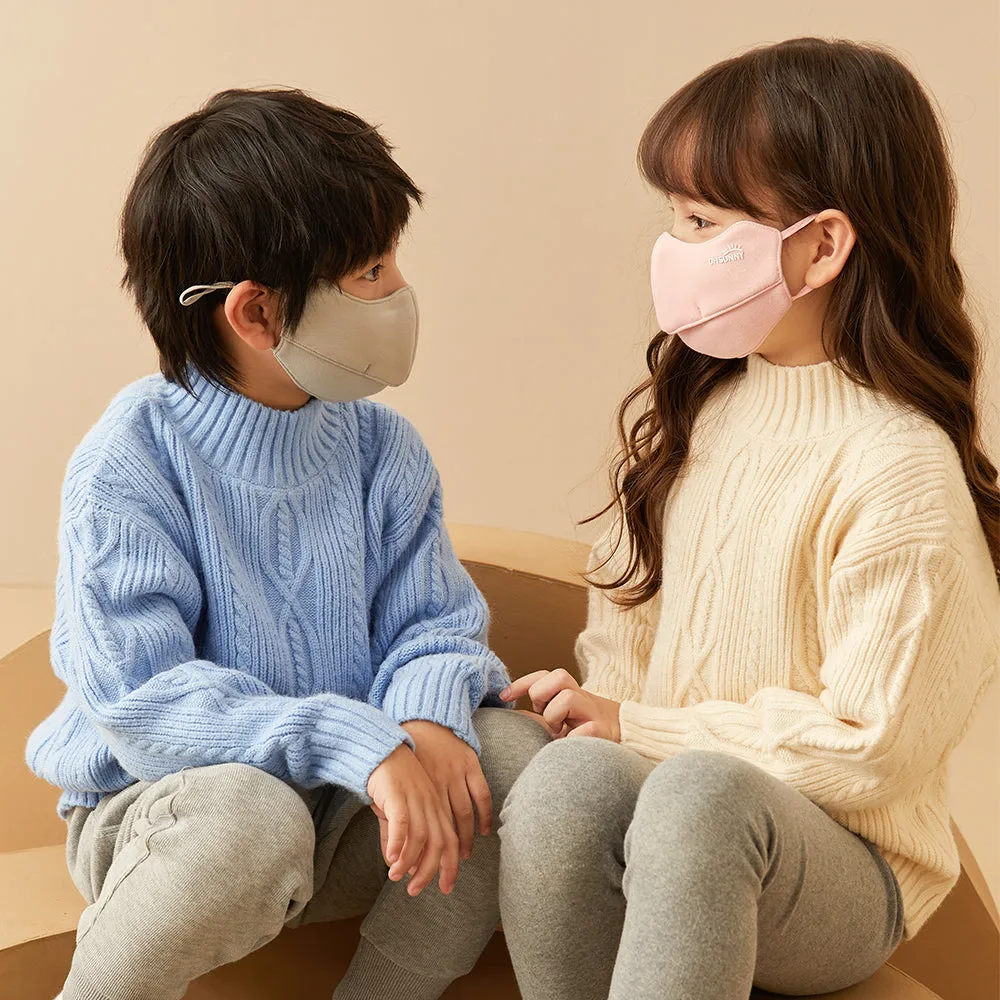 Kid's Mouth Opened Warm Face Cover Soft Facemask