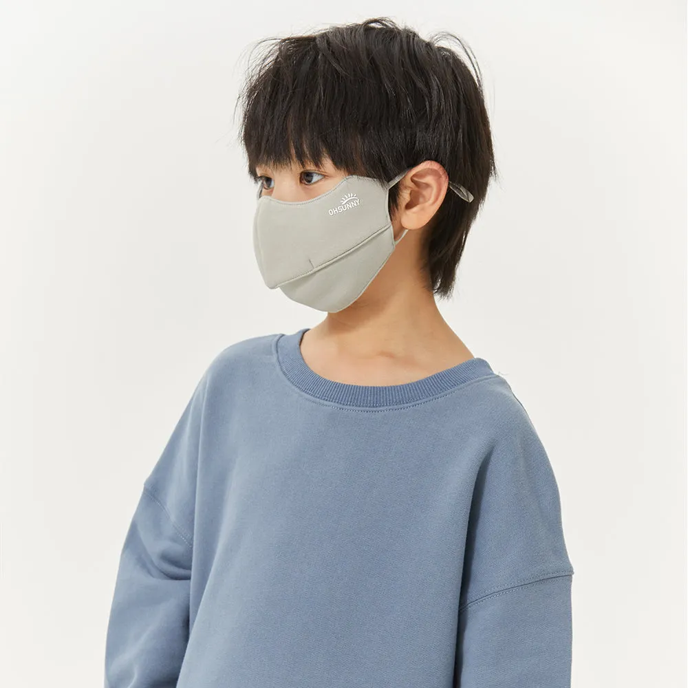 Kid's Mouth Opened Warm Face Cover Soft Facemask