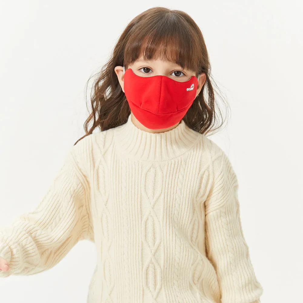 Kid's Mouth Opened Warm Face Cover Soft Facemask