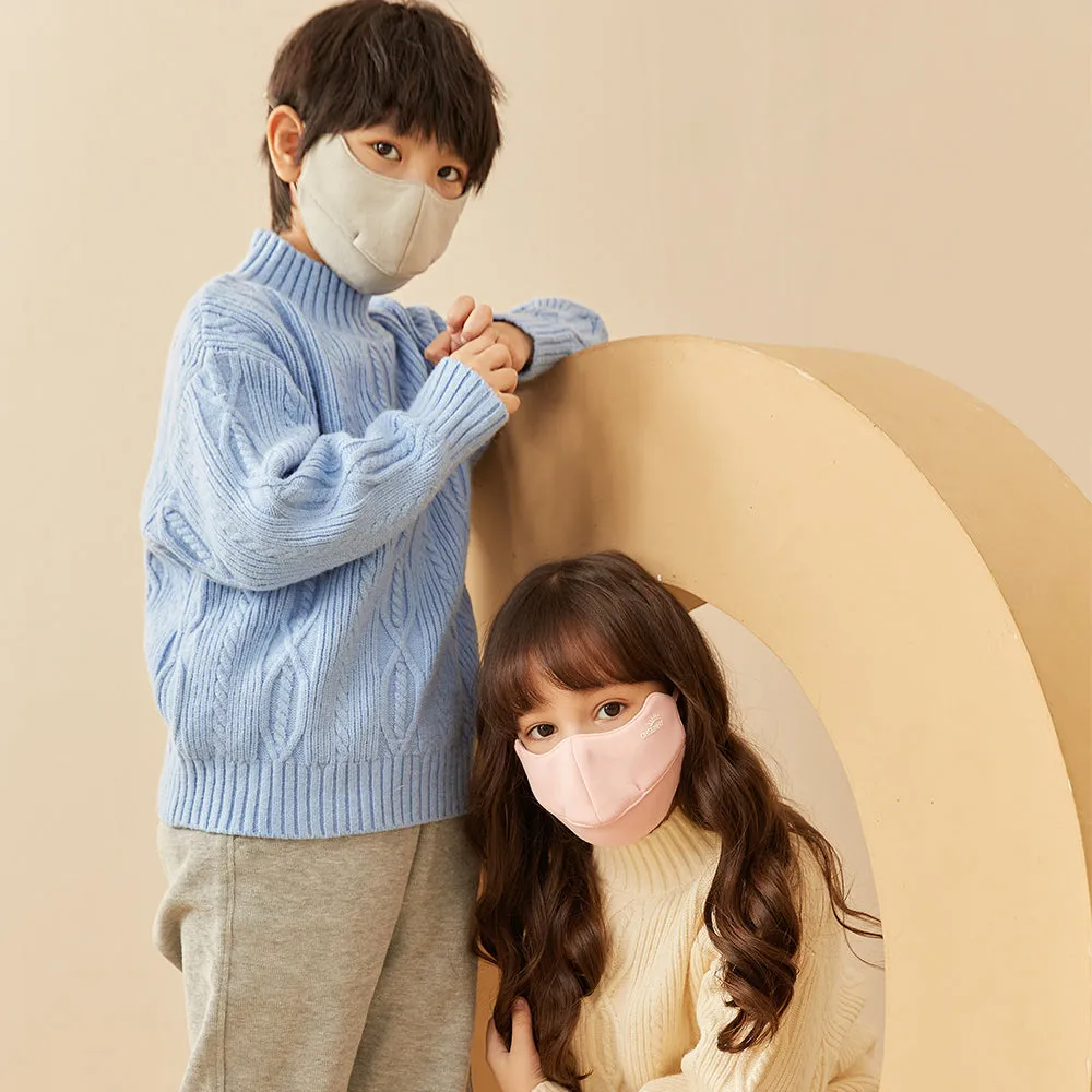 Kid's Mouth Opened Warm Face Cover Soft Facemask