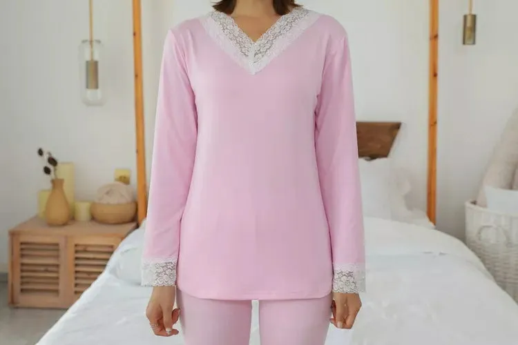 Ladies Fashion Full Sleeves Nightdress Sleepwear T245