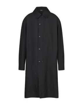 Lanvin Man Coat Black 36 suit