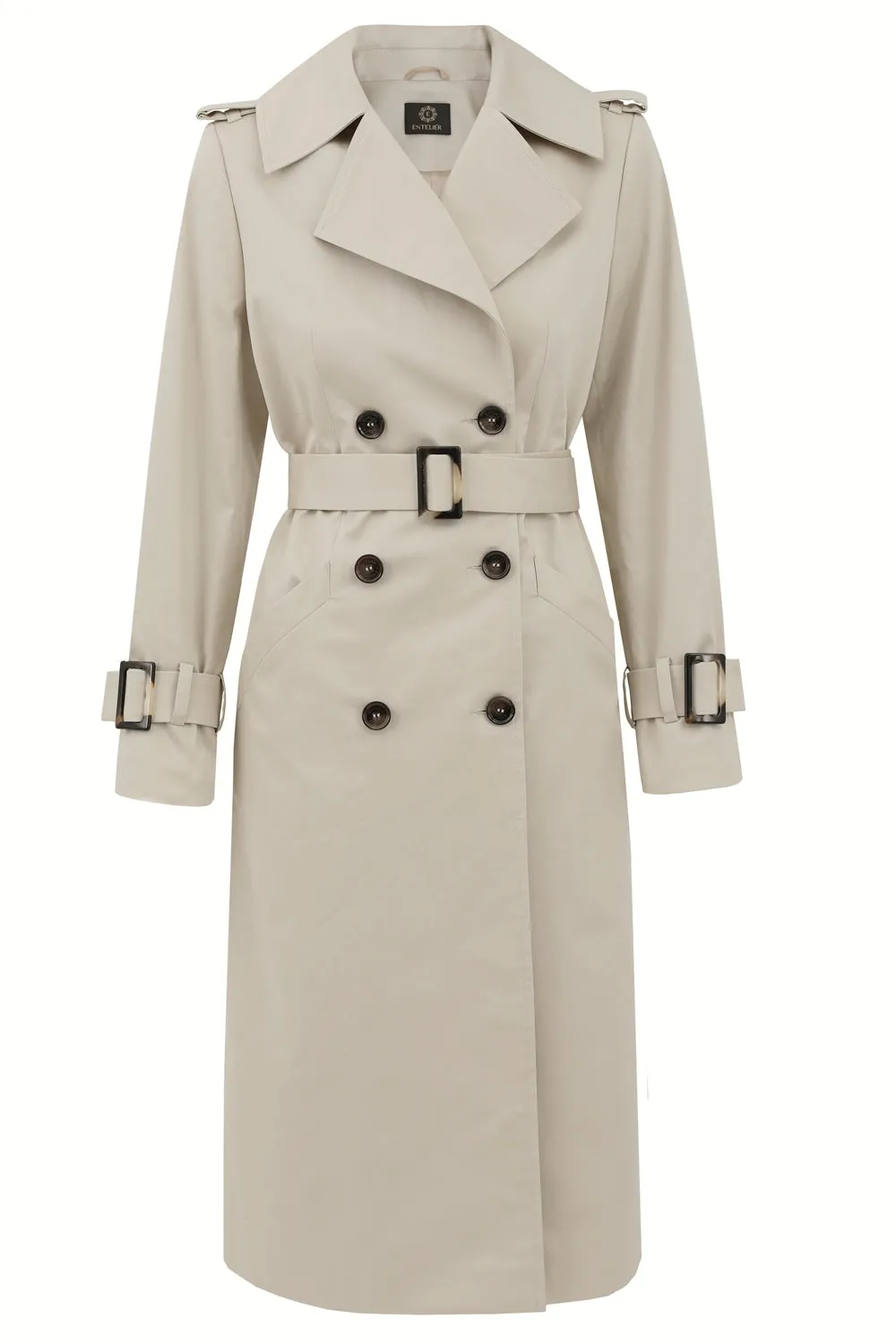 Light Beige Trench Coat