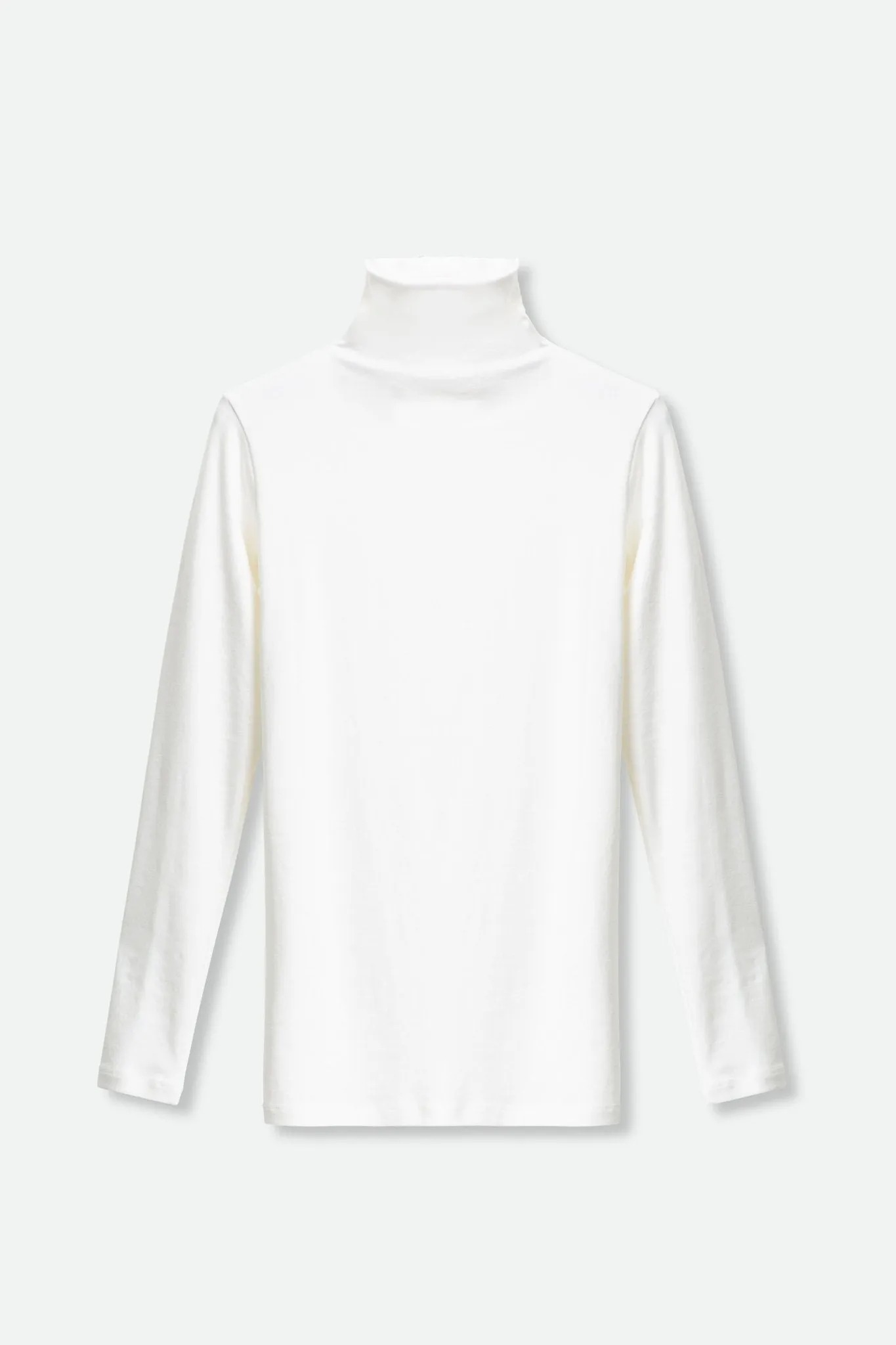 LONG SLEEVE TURTLENECK IN PIMA COTTON STRETCH