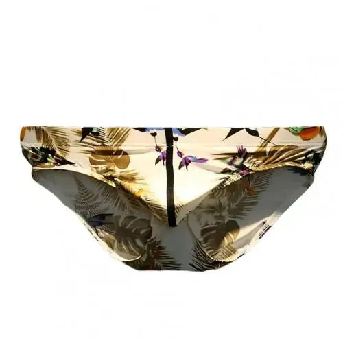 Low Waist Nylon Floral Brief