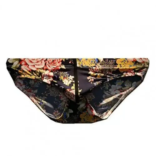 Low Waist Nylon Floral Brief