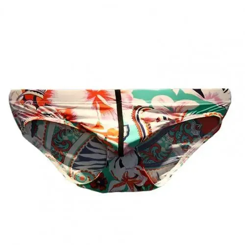 Low Waist Nylon Floral Brief