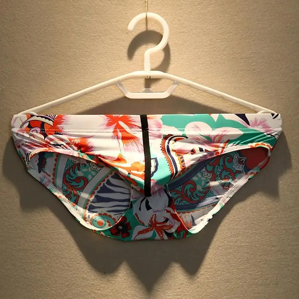 Low Waist Nylon Floral Brief