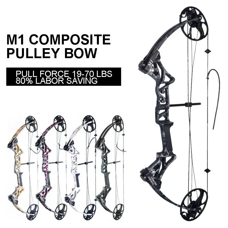 M1 Compound Bow for Hunting Shooting Camping Gear Premium Material Adjustable