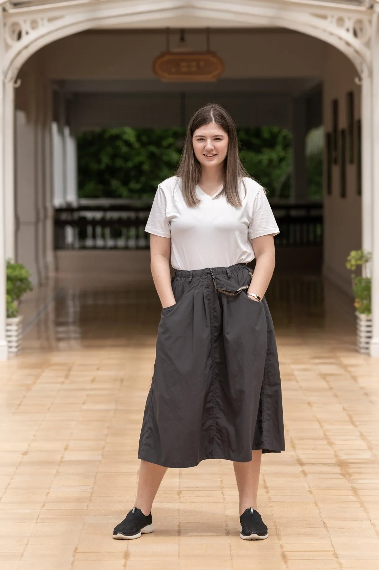 Macabi Skirt - Charcoal