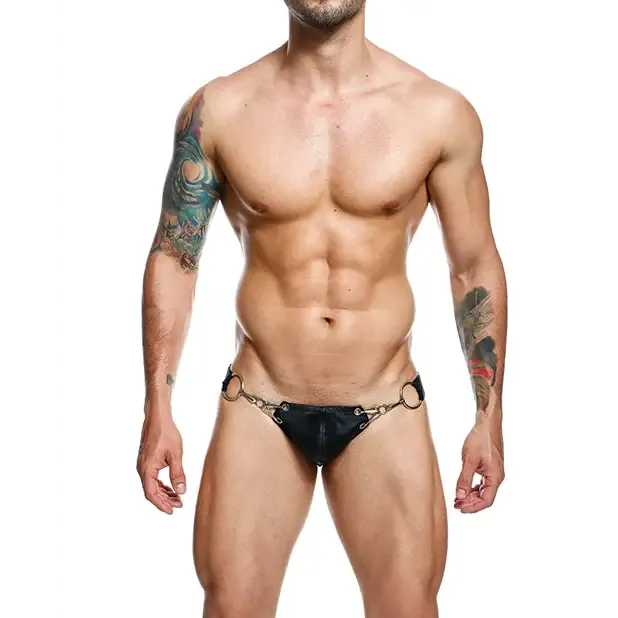 Male Basics Dngeon Snap Jockstrap Black O/s