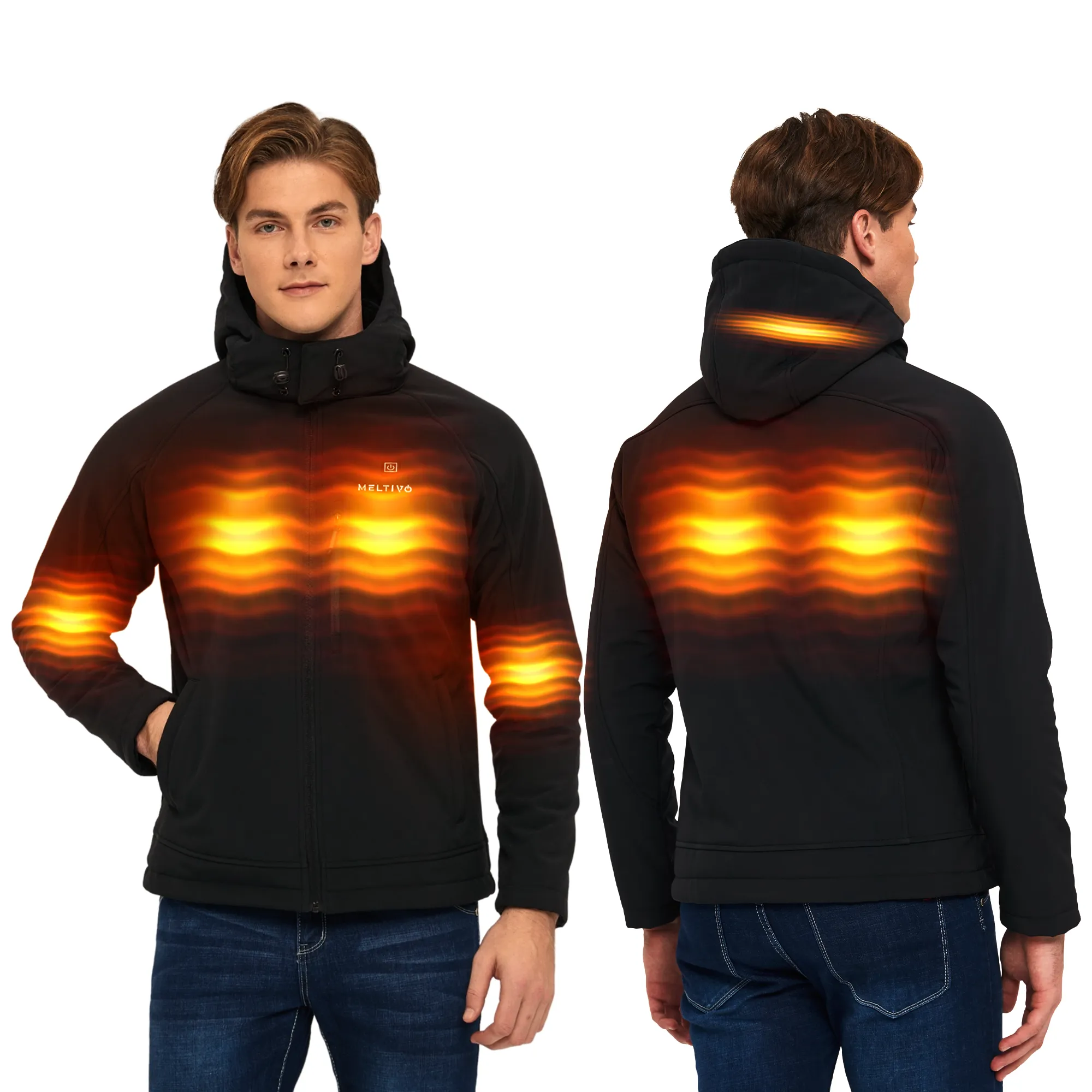 Meltivo Heated Jacket Rechargeable Battery Included