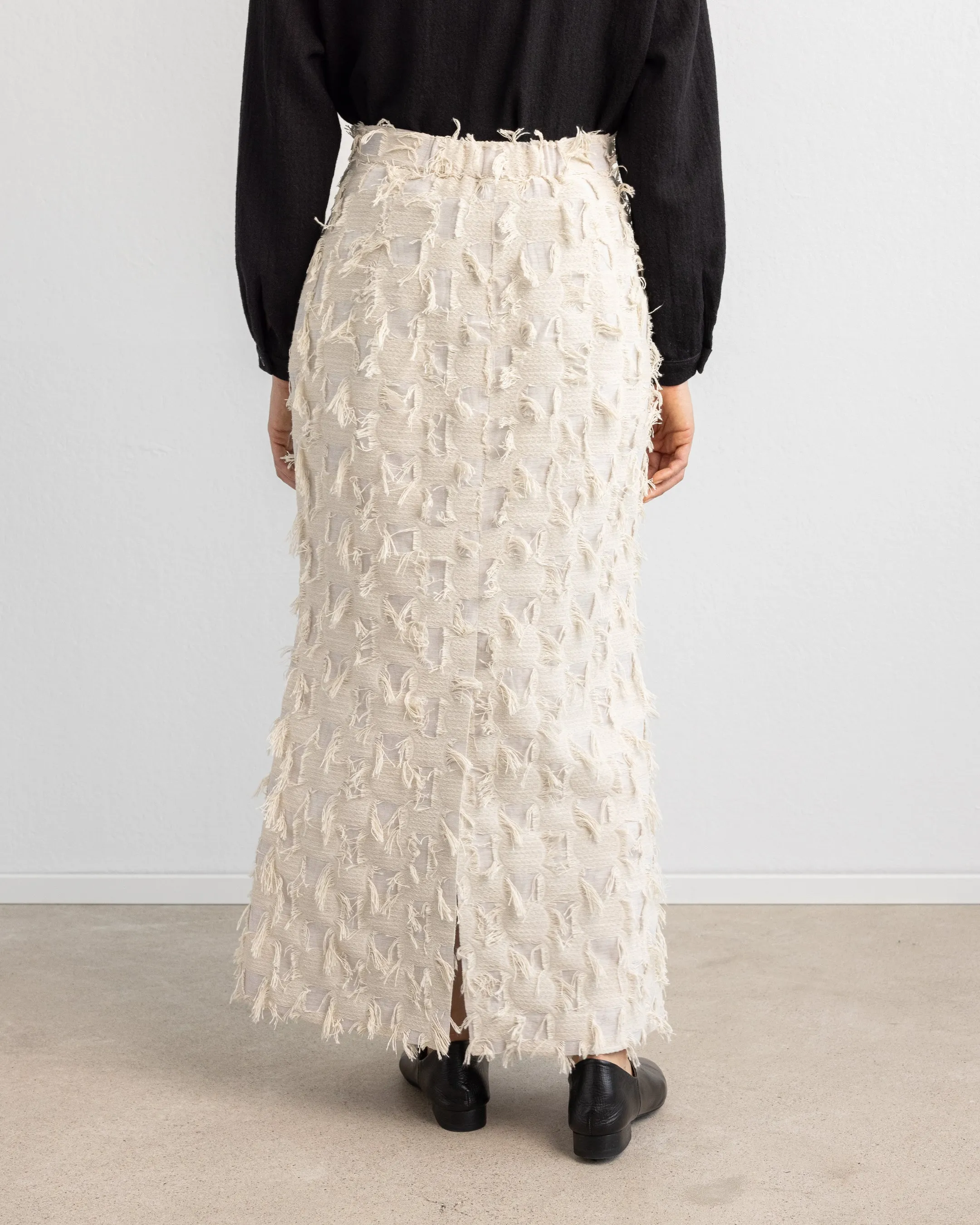 Mieko Skirt Coupe Chalk