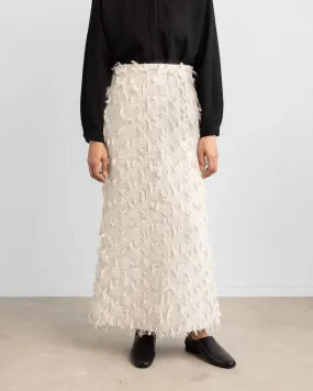 Mieko Skirt Coupe Chalk