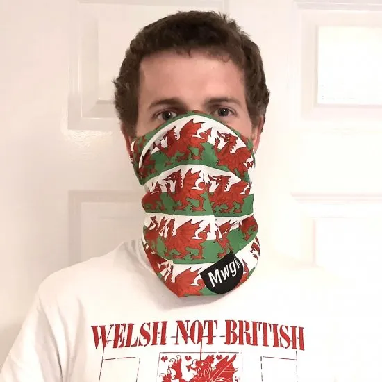 Mwgw Bandana - Ddraig Goch