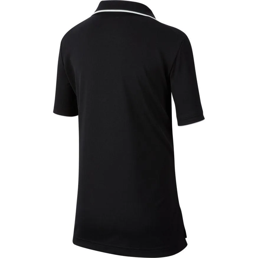 Nike Court Dri-Fit Tennis Polo (Boy's) - Black/White