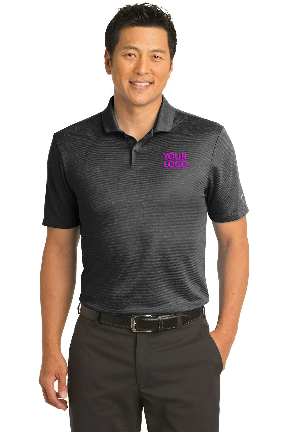 Nike Dri-FIT Prime Customized Polos, Black