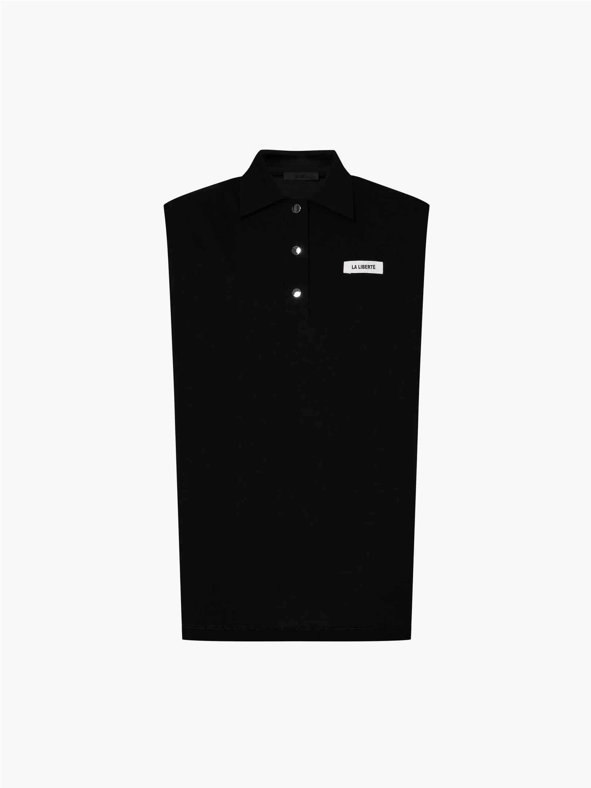 Polo Collar Cotton Top