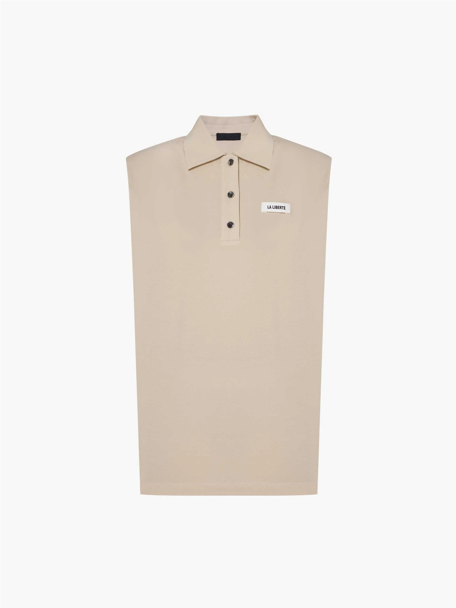 Polo Collar Cotton Top