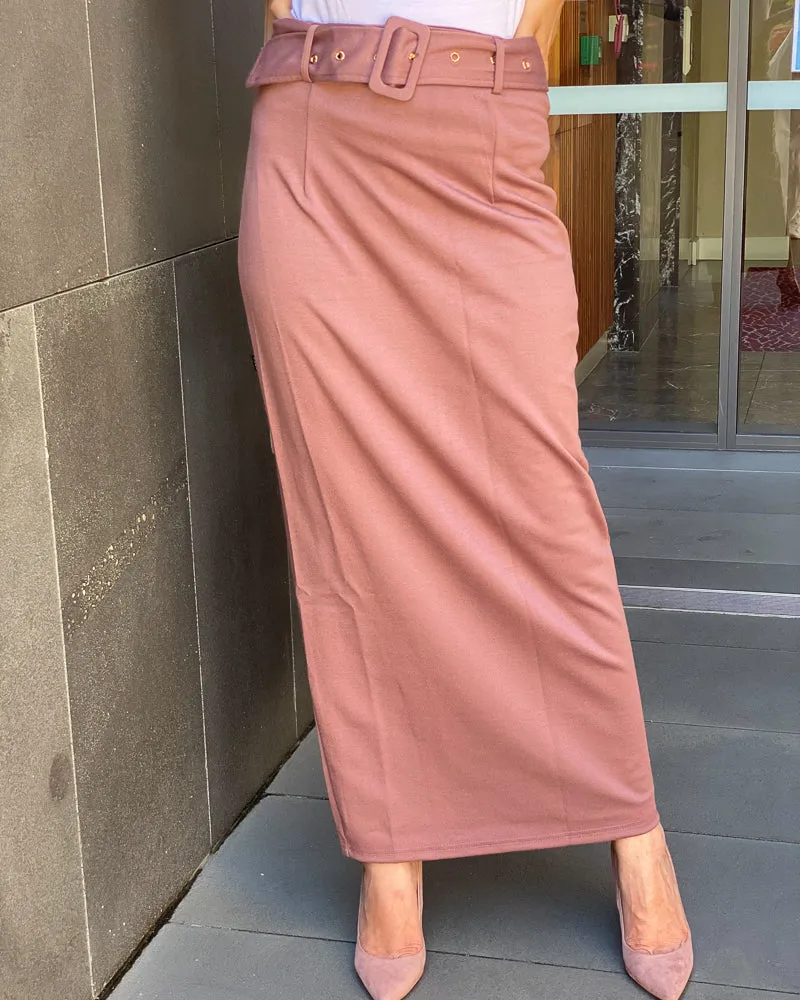 Sensation Twill Pencil Skirt