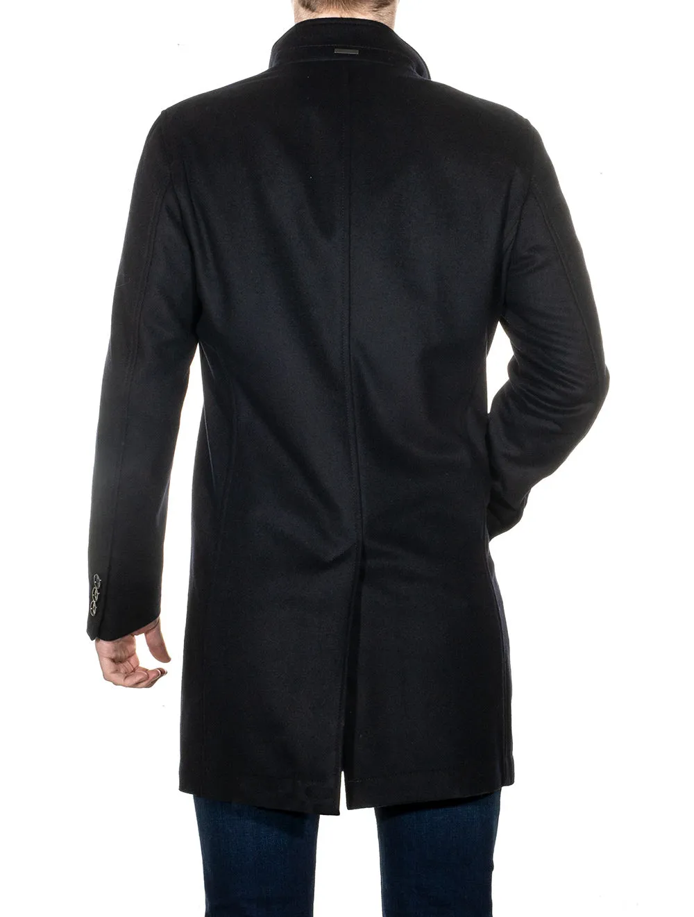 Shanty1 Wool & Cashmere Coat Navy