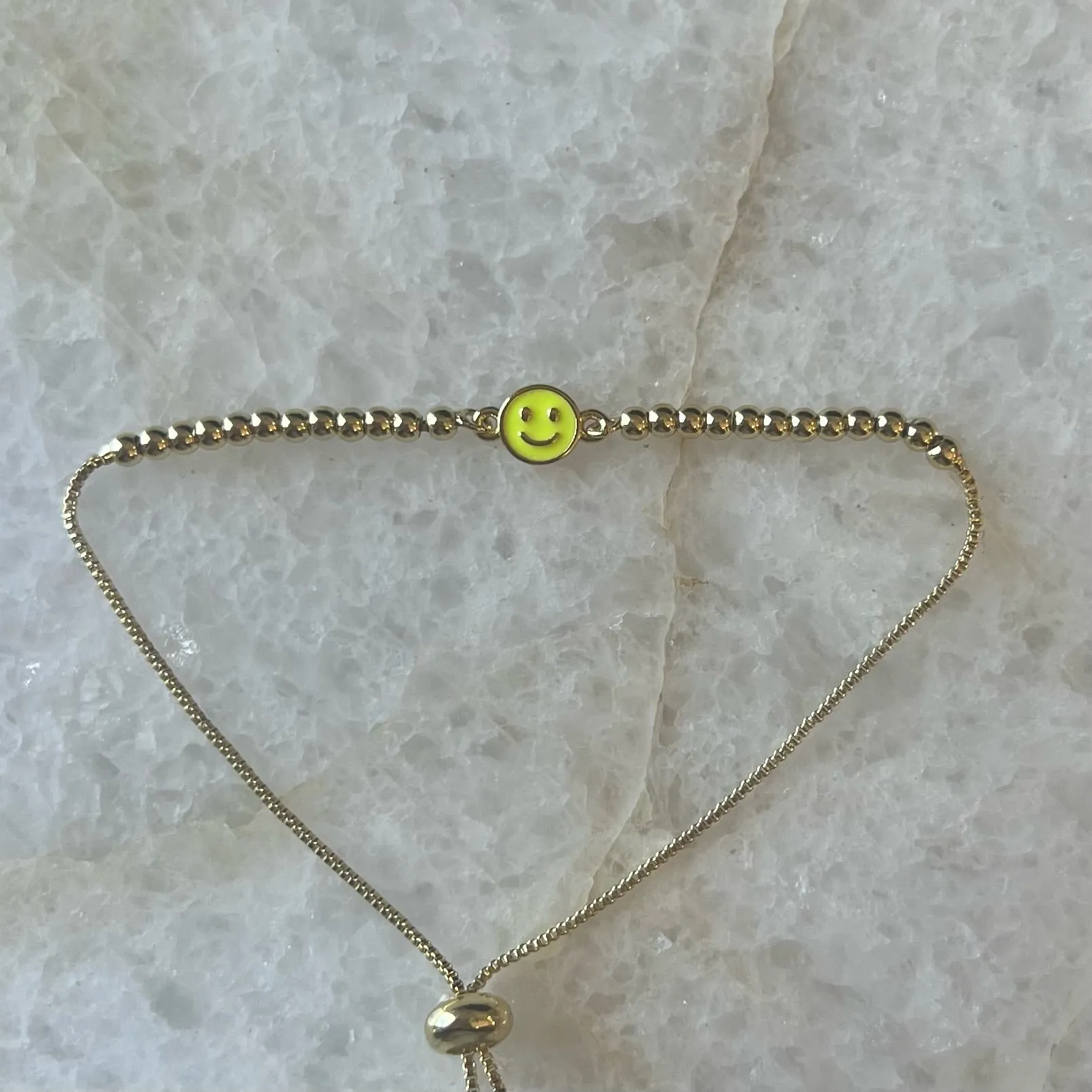 Smiley Bolo Bracelet