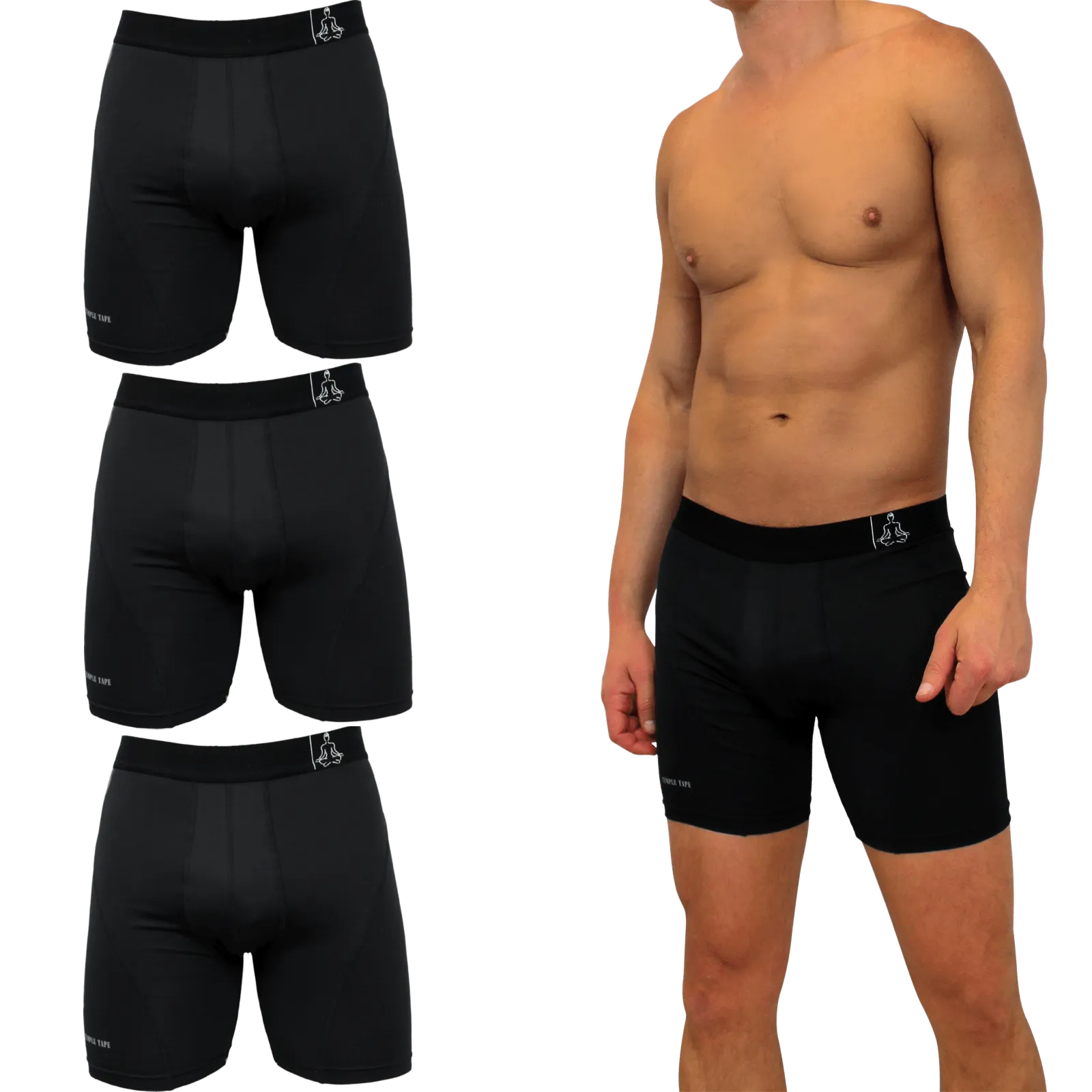 Sports Performance Underwear - Boxer Briefs with Temp-dry® technology - 3 Pack