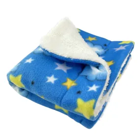 Stars And Clouds Fleece Dog Blanket