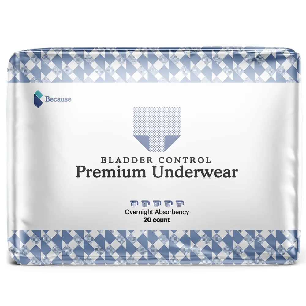 Starter Pack of Because Premium Underwear for Men (Overnight)