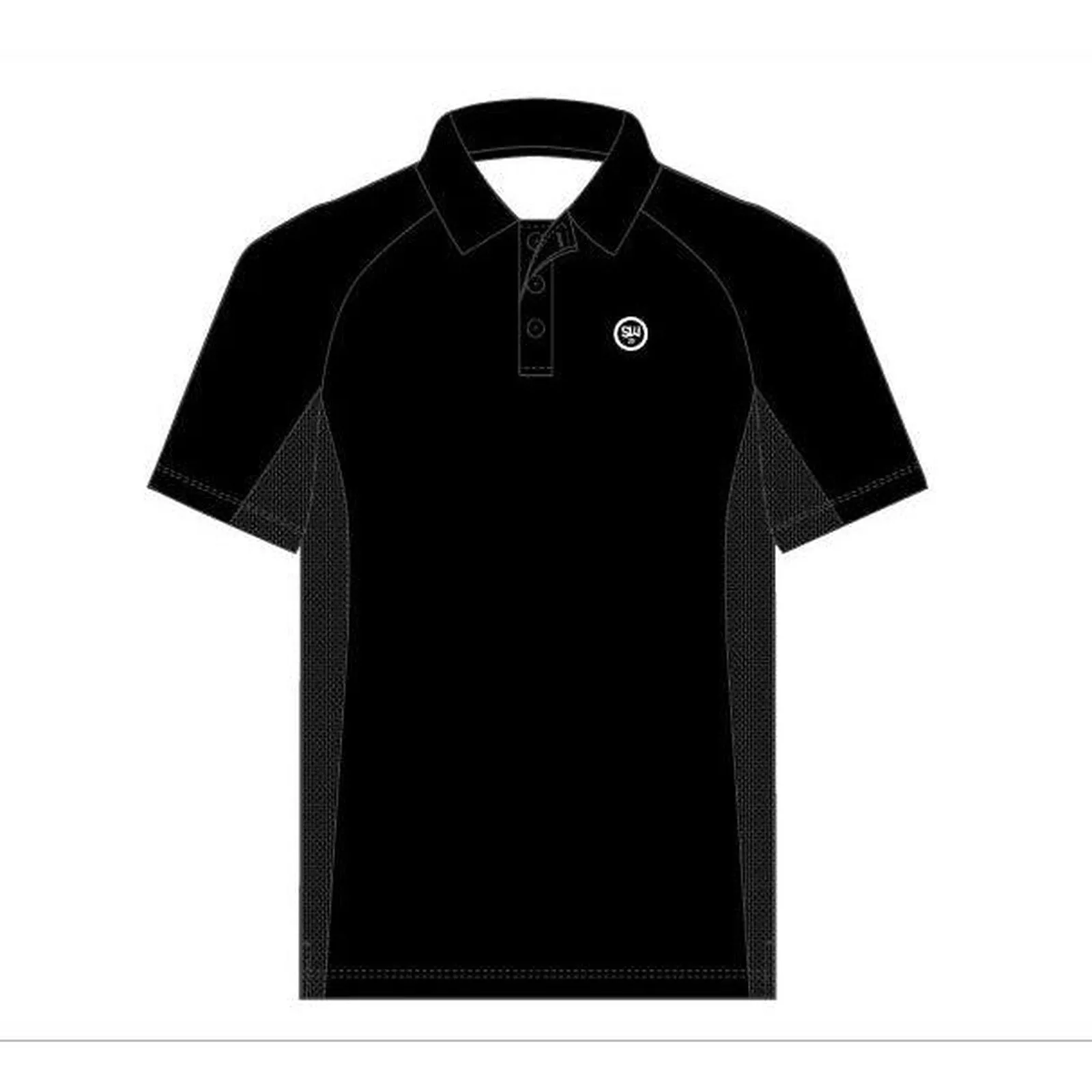 SW23 Elite Training Polo - Black