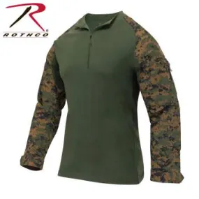 Tactical 1/4 Zipper Airsoft Combat Shirt