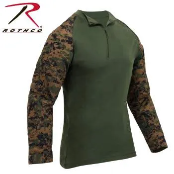 Tactical 1/4 Zipper Airsoft Combat Shirt