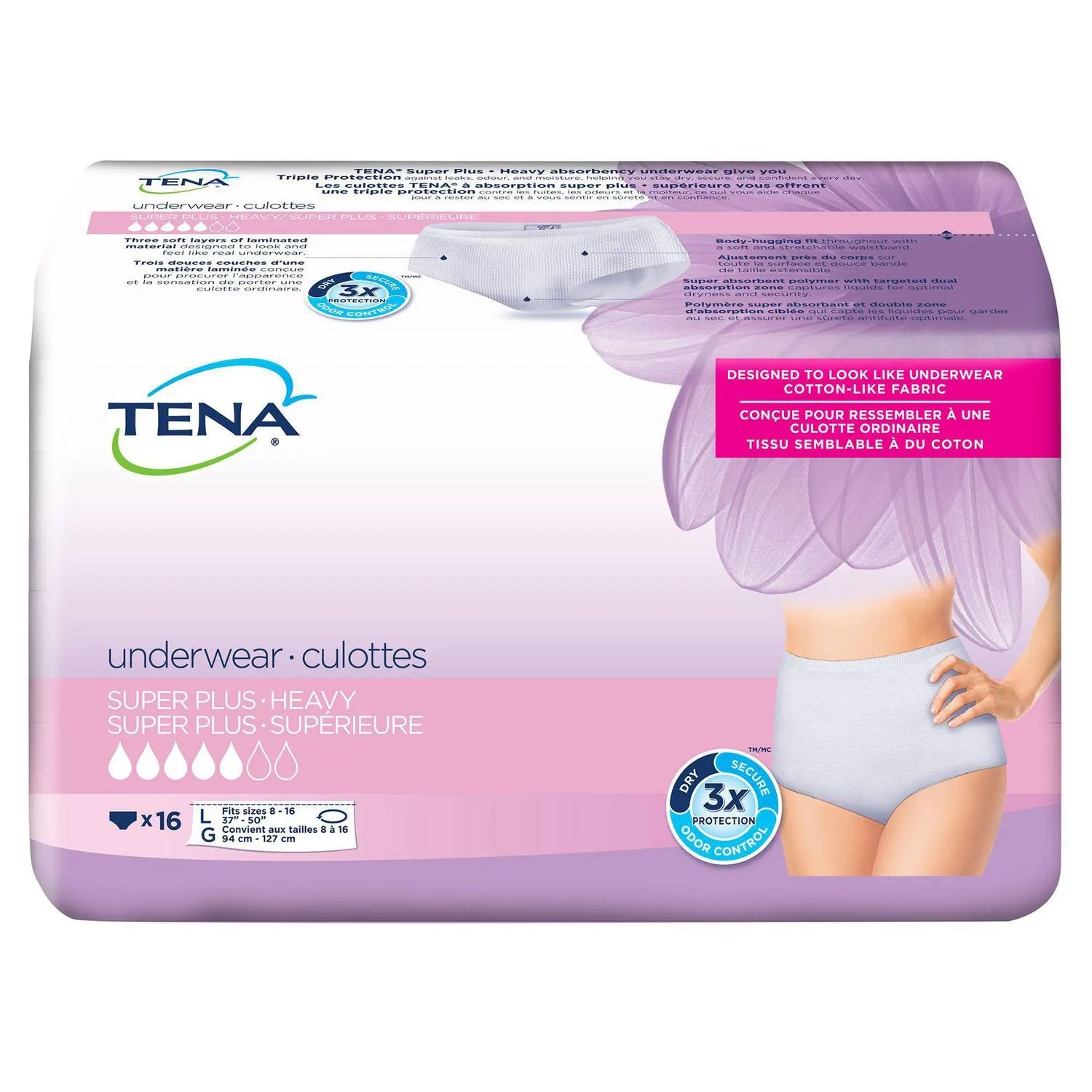 TENA: Incontinence Underwear, Super Plus Heavy