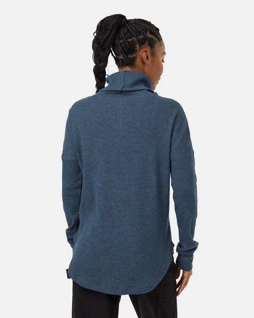 Tentree TreeWaffle Turtleneck LS - Women's