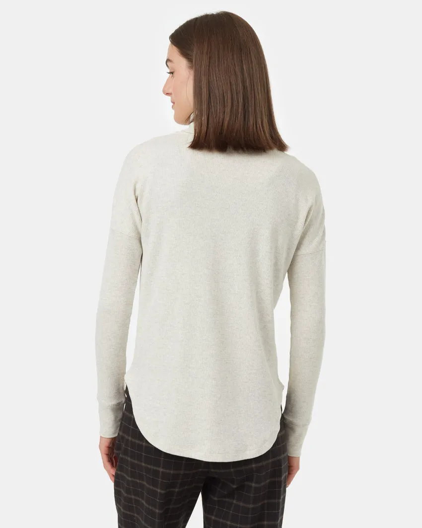 Tentree TreeWaffle Turtleneck LS - Women's