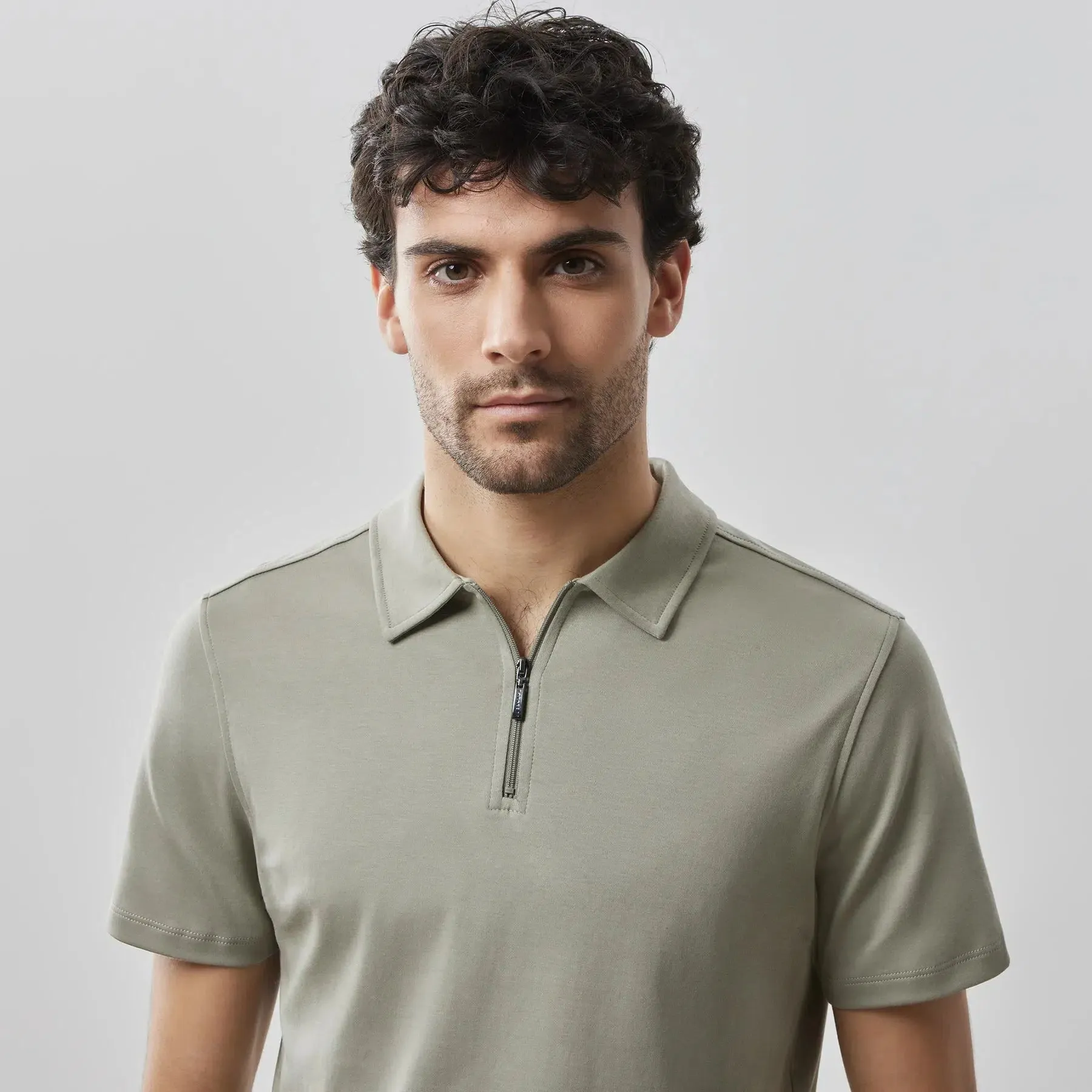 THE BARAKETT ZIP POLO