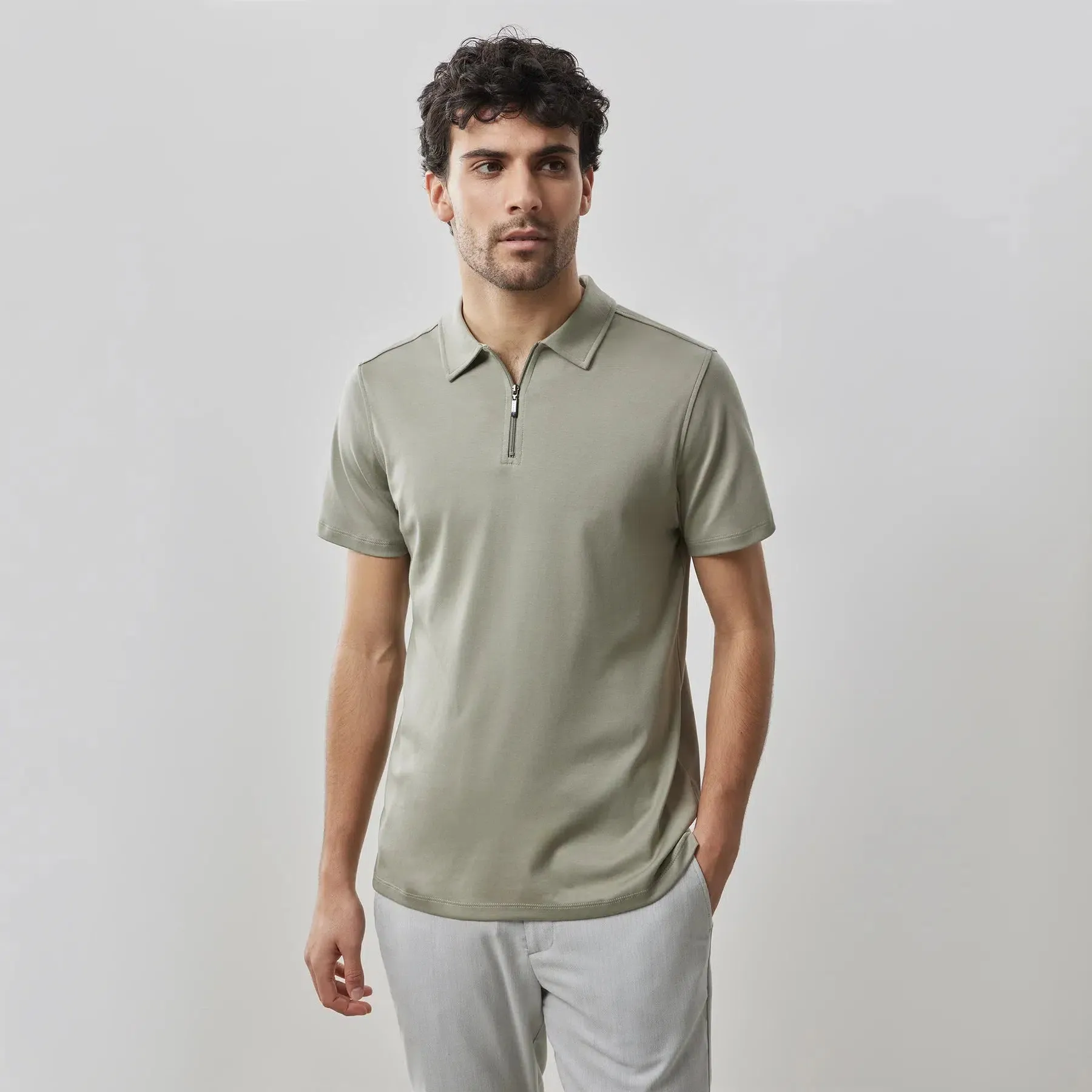 THE BARAKETT ZIP POLO