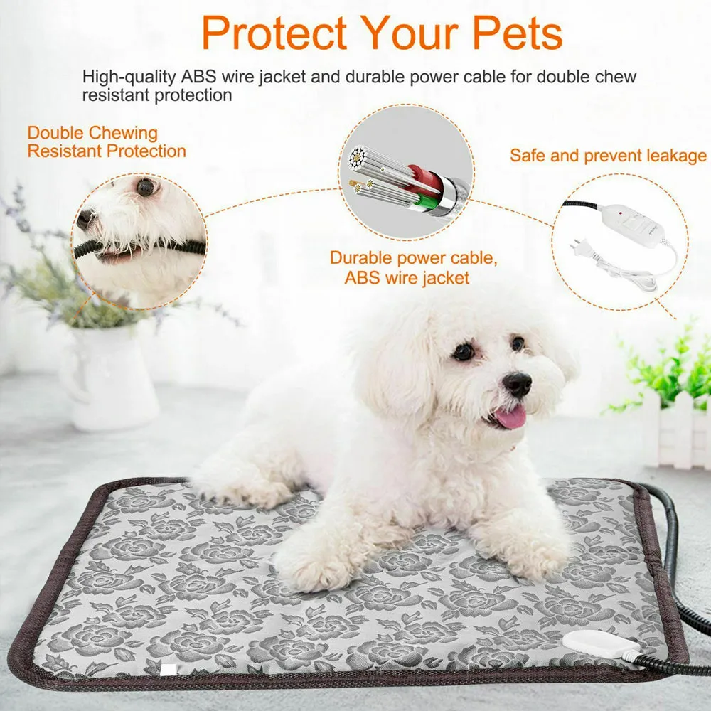 Thermal Heating Waterproof Bed Pad for Pets with Adjustable Temperature